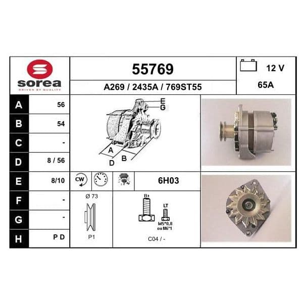 Eai Alternador / Transporter D 55769