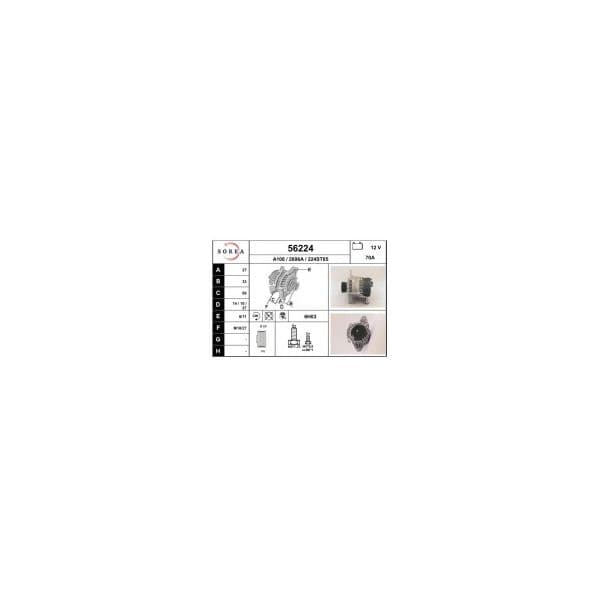 Eai Alternador/ Zx Diesel 56224