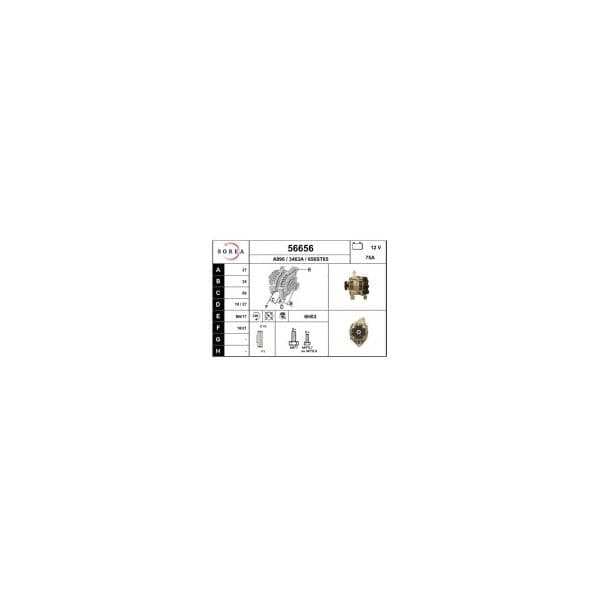 Eai Alternador / Renault 56656