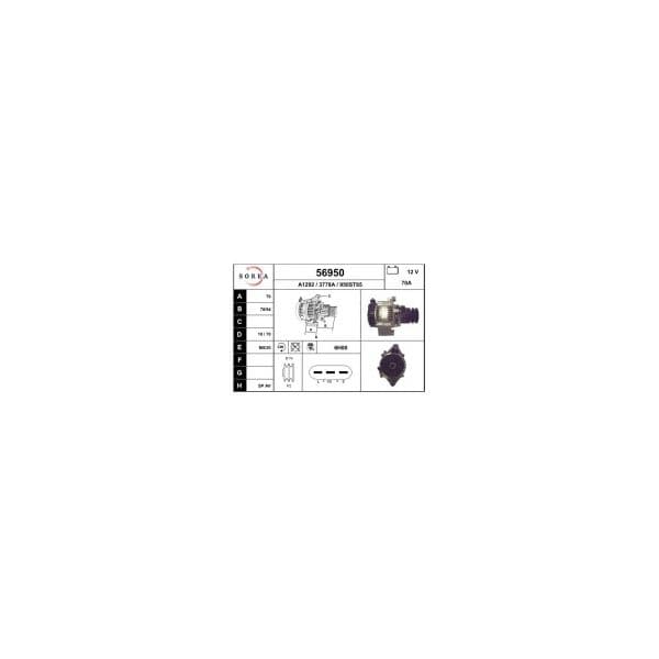 Eai Alternador / Hi-ace 2.4d 56950