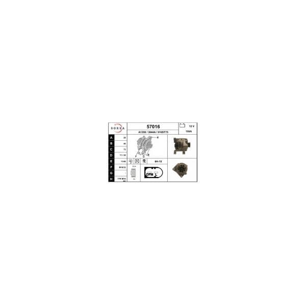 Eai Alternador / Bmw 318 D 57016