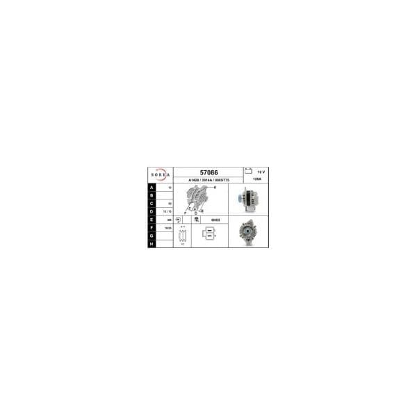 Eai Alternador / Pajero 3.2 Di-d 57086