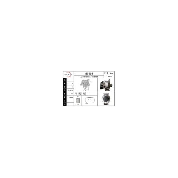 Eai Alternador / Cooper 57104