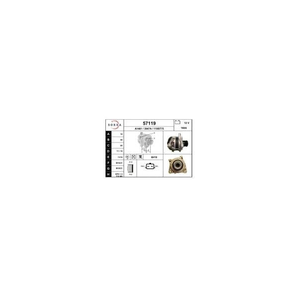 Eai Alternador / Voyager 57119