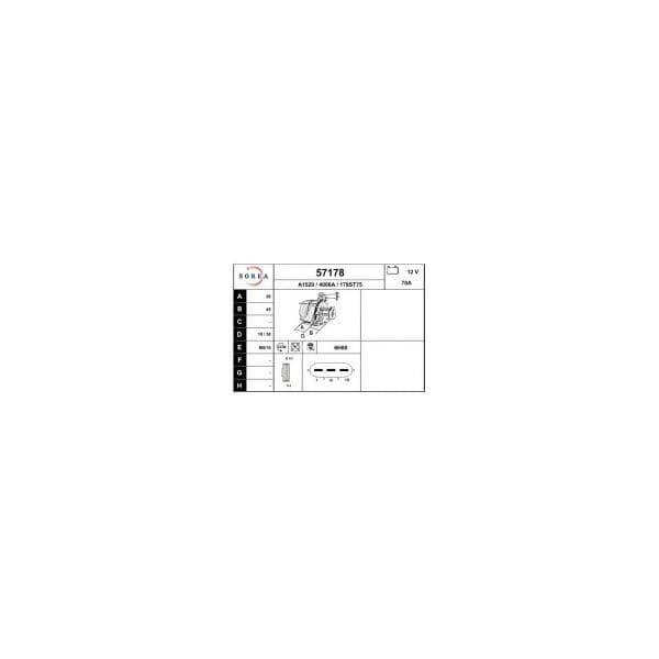 Eai Alternador / Civic V 57178