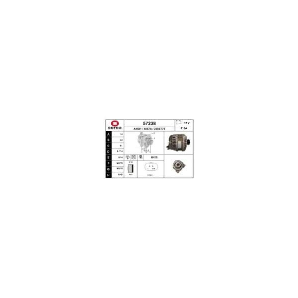 Eai Alternador / Renault Megane Ii 57238