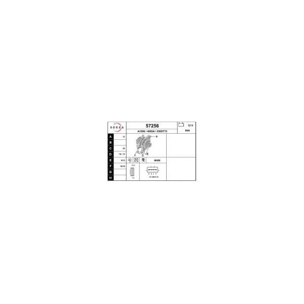 Eai Alternador / Mitsubishi Colt Vi 57256