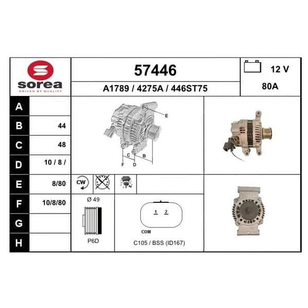 EAI Alternador - 57446