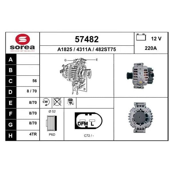EAI Alternador - 57482