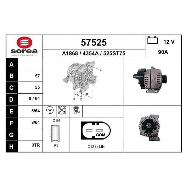 EAI Alternador - 57525
