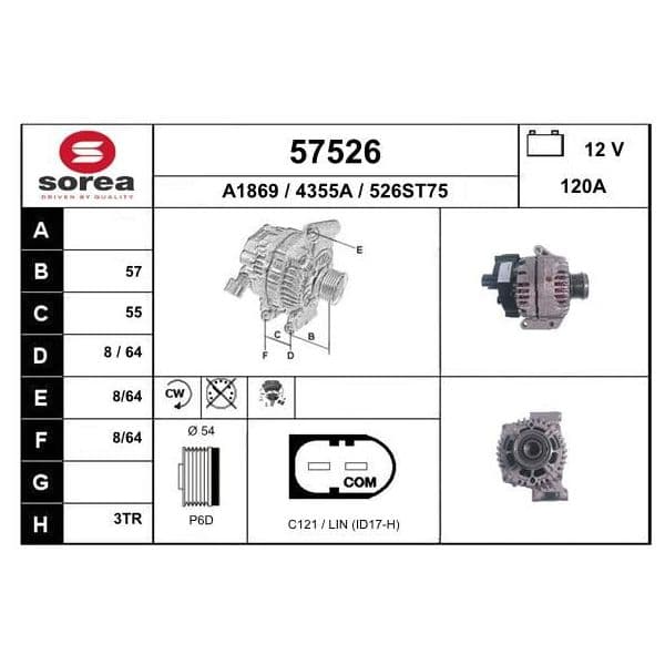 EAI Alternador - 57526