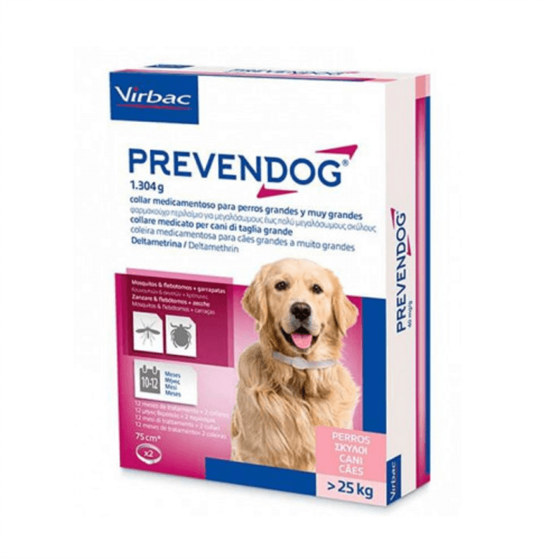 Virbac Prevendog Coleira Medicamentosa 75cm