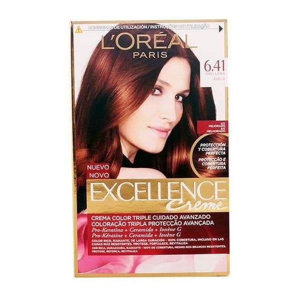 L'Oréal Professionnel Coloração Excellence 6,41 Avelã
