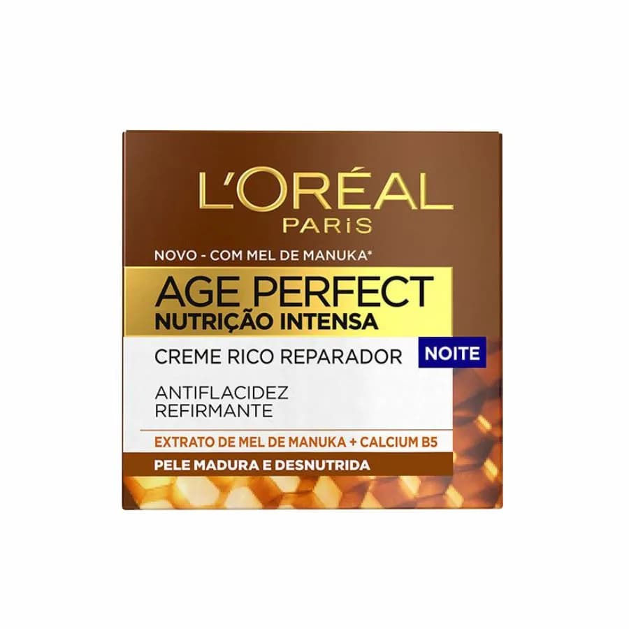 L'Oréal Age Perfect Nutrição Intensa Noite 50ml - Perfumário - A sua perfumaria online | Perfumaria e Brindes