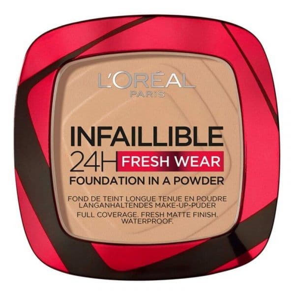 L'Oréal Infaillible Fresh Wear 24h Base em Pó Tom 140 Golden Beige 9g