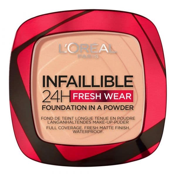L'Oréal Infaillible Fresh Wear 24h Base em Pó Tom 245 Golden Honey 9g