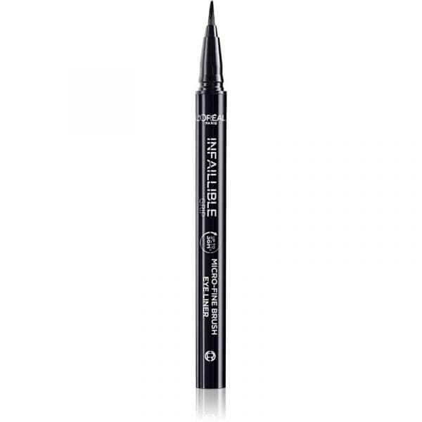 L'Oréal Paris Infaillible Grip 36h Micro-fine Liner Delineador com Corretor Tom 01 Obsidian Black 0,4 g