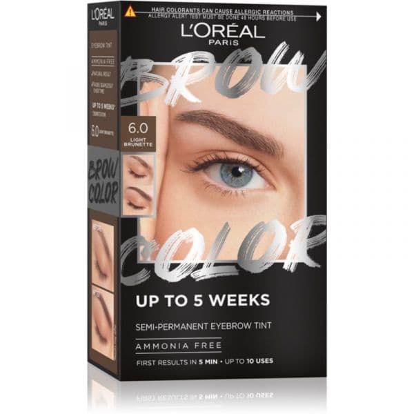 L'Oréal Paris Brow Color Coloração para Sobrancelhas Tom 6.0 Light Brunette 1 Unidade