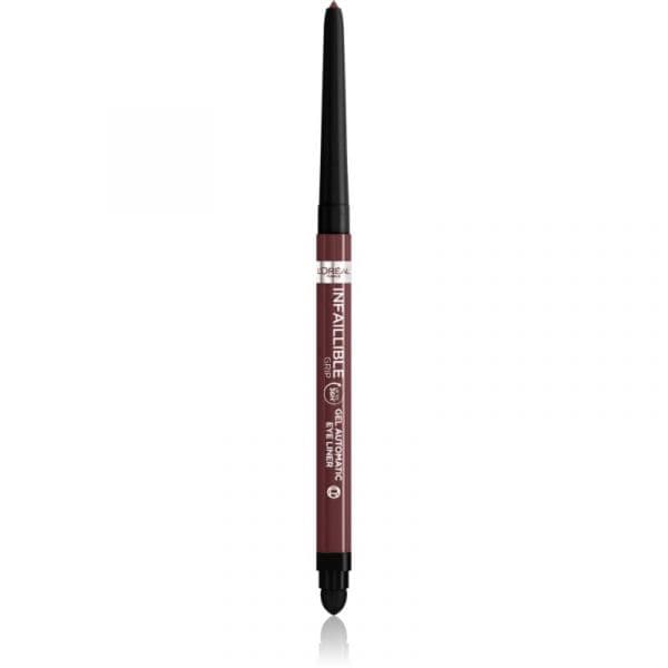 L'Oreal Infaillible Grip 36h Delineador em Gel Lápis de Olhos Tom 13 Velvet Bordeaux 5g