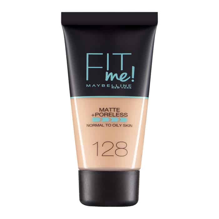 Maybelline Fit Me Matte and Poreless Base Líquida Tom 128 Warm Nude 30ml