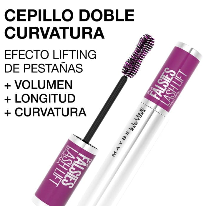 Maybelline The Falsies Lift Máscara de Pestanas Tom Preto 9.6ml