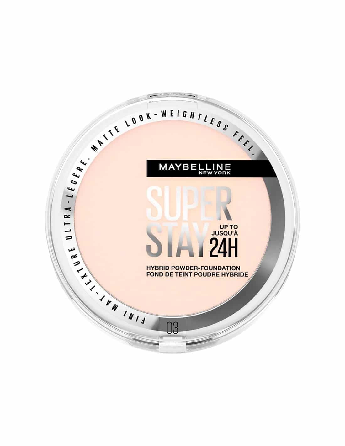 Maybelline Superstay 24H Hybrid Powder-Foundation Base em Pó Tom 03 9g