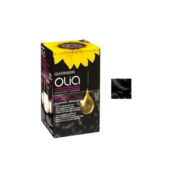 Garnier Olia Coloração Permanente Tom 1.0 Negro Ébano