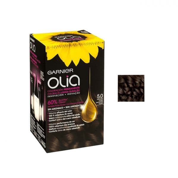 Garnier Olia Coloração Permanente Tom 5.0 Castanho Claro
