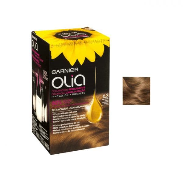 Garnier Olia Coloração Permanente Tom 6,3 Louro Escuro Dourado
