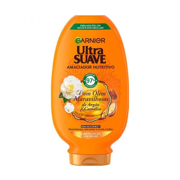 Garnier Ultra Suave Óleos Maravilhosos Condicionador Cabelo Seco 400ml