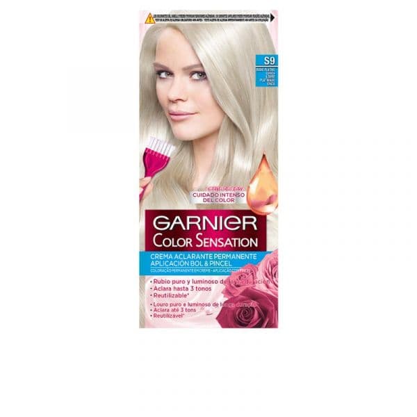 Garnier Color Sensation Coloração Tom S9 Cinza Loira Platina