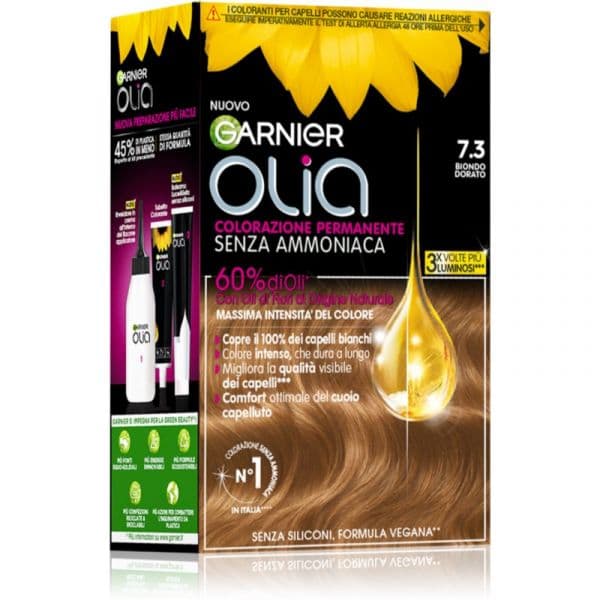 Garnier Olia Cor para Cabelo Permanente Tom 7.3 Biondo Dorato 1 Unidade