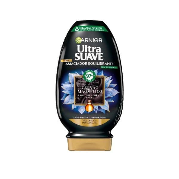 Garnier Ultra Suave Carvão Condicionador 400ml
