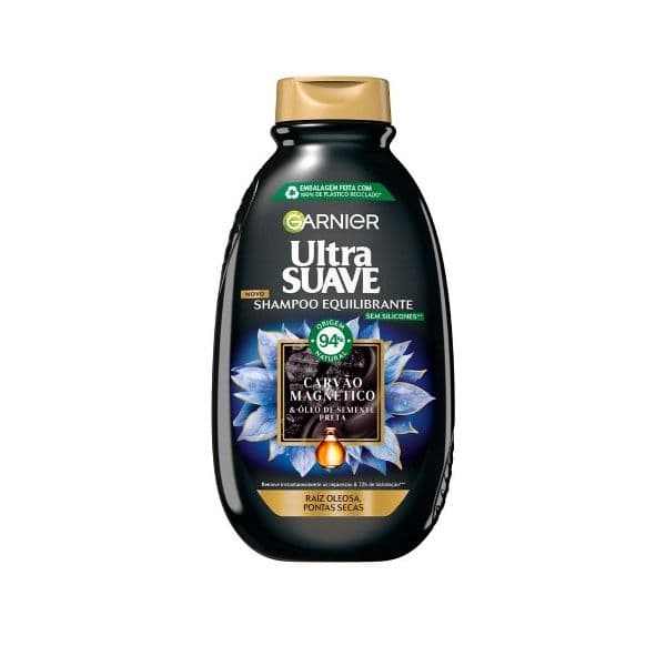 Garnier Ultra Suave Carvão Shampoo 400ml