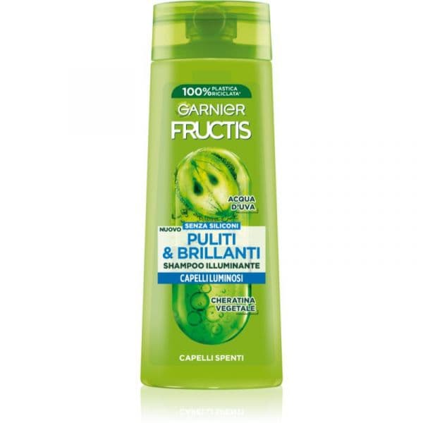 Garnier Fructis Pure Shine Shampoo Iluminador para Cabelo Mate 250ml