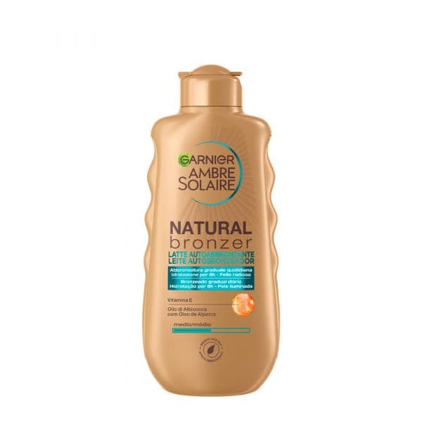 Autobronzeador Garnier Ambre Solaire Natural Bronzer Leite Autobronzeador  175ml