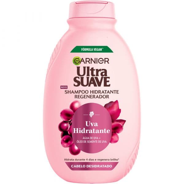 Garnier Ultra Suave Shampoo Regenerador e Hidratante Cabelo Seco Uva 400ml
