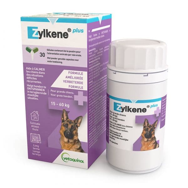 Vétoquinol Zylkene Plus Tranquilizante 30 Comprimidos Cão Médio/Grande