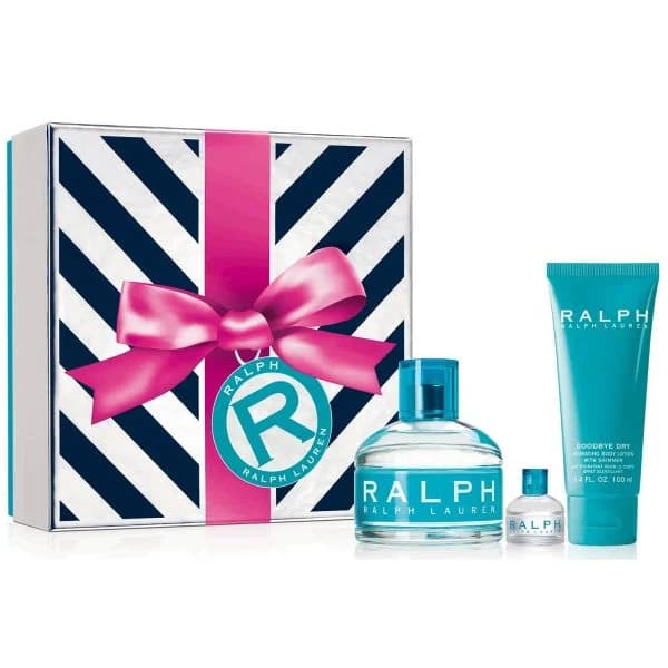 Ralph Lauren Ralph Woman Eau de Toilette 100ml + Loção Corporal 100ml + Eau de Toilette 7ml Coffret