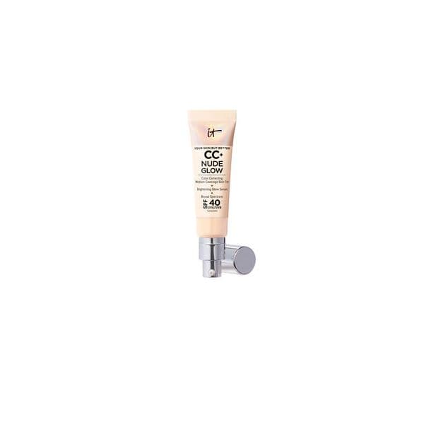It Cosmetics CC+ Nude Glow Lightweight Foundation + Glow Sérum SPF40 #fair Light