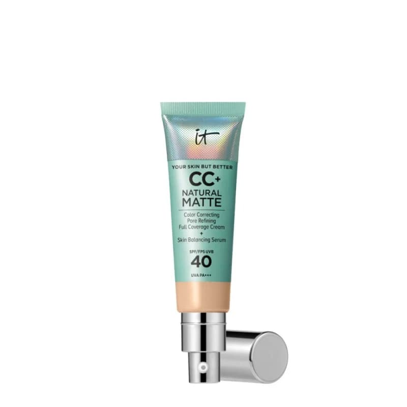 It Cosmetics CC+ Natural Matte Base de Maquillagem em Creme SPF40 Tom #light