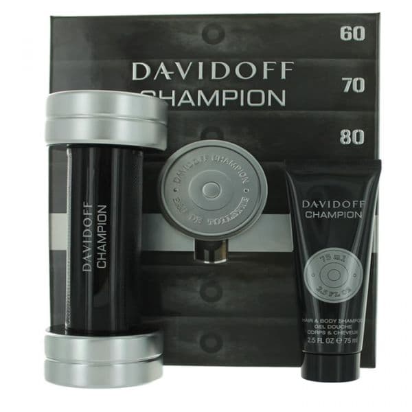 Davidoff Champion Man Eau de Toilette 90ml + Gel de Duche 75ml Coffret