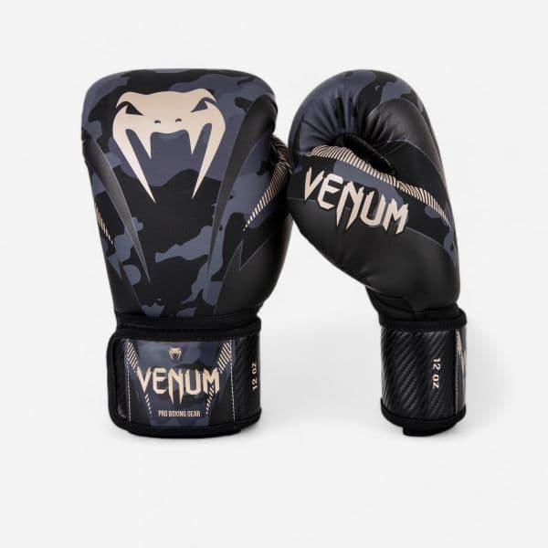 Venum Luvas de Boxe Impact Camuflado escuro-14 Oz