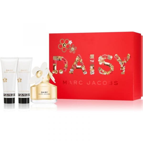 Marc Jacobs Daisy Woman Eau de Toilette 50ml + Leite Corporal 75ml + Gel de Banho 75ml Coffret