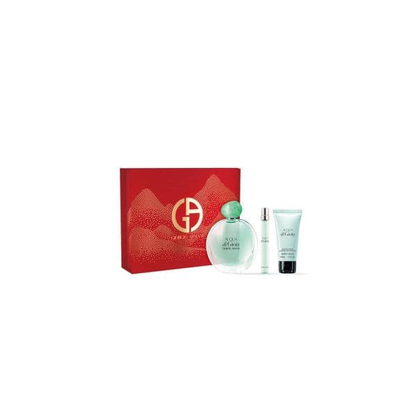 Armani Acqua di Gioia Woman Eau de Parfum 100ml + Loção Corporal 50ml + Eau de Parfum 10ml Coffret