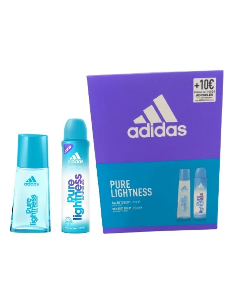 adidas Pure Lightness Woman Eau de Toilette 75ml + Desodorizante Spray 150ml Coffret