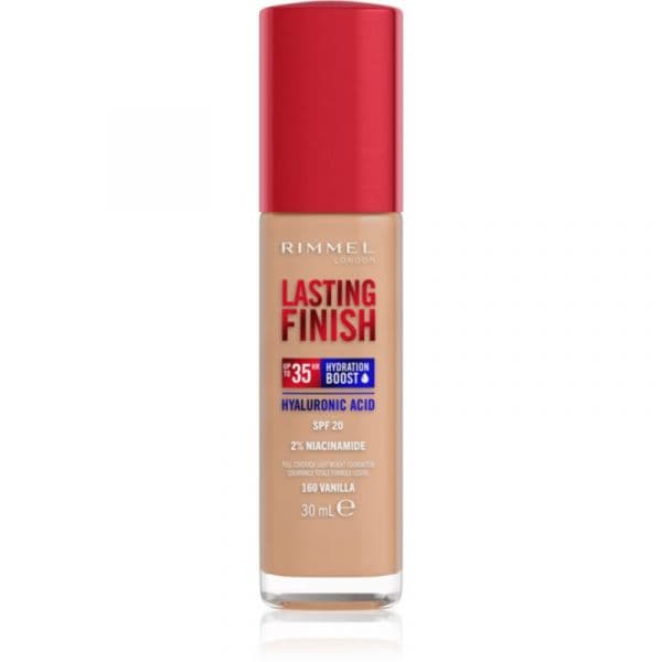 Rimmel Lasting Finish 35h Hydration Boost Base Hidratante SPF 20 Tom 160 Vanilla 30ml