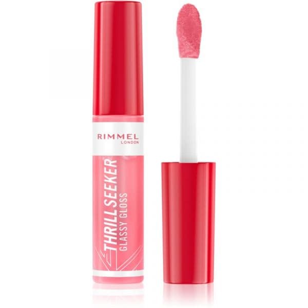Rimmel Thrill Seeker Glassy Gloss Gloss para um Volume Extra Tom 500 Pine To The Apple 10ml