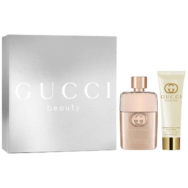 Guilty Pour Femme Eau de Parfum Gift set EDP 50 mlebody lotion 50 ml