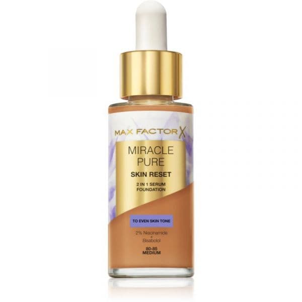 Max Factor Miracle Pure Cuidado de Maquilhagem Tom 80-85 Medium 30ml